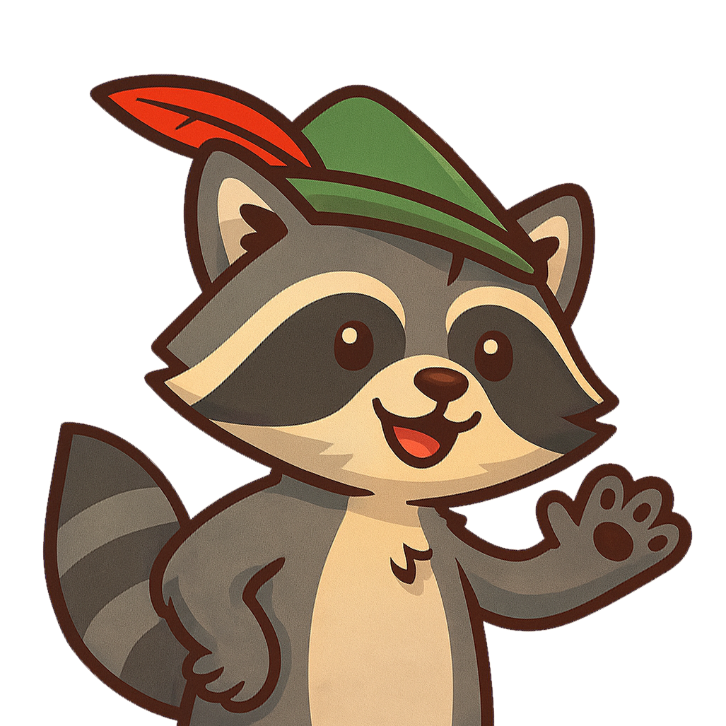 Raccoon sidekick